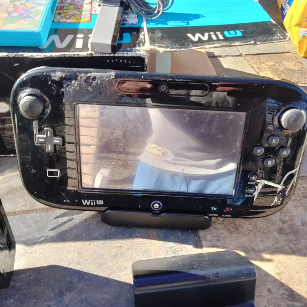 Nintendo Wii U Super Mario 3D World Deluxe Set 32GB Black Console